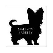 Yorkshire Terrier Dog Puppy Yorkie Rubberstempel (Afrduk)