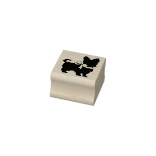 Yorkshire Terrier Dog Puppy Yorkie Rubberstempel