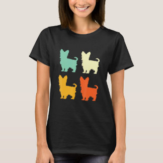 Yorkshire Terrier Dog Retro Yorkie Dog T-shirt