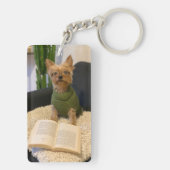 Yorkshire Terrier Dog Sleutelhanger (achterkant)