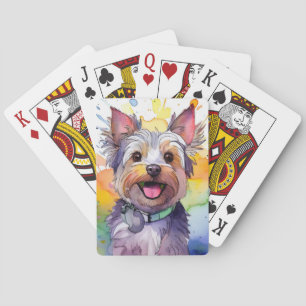 Yorkshire Terrier Dog-speelkaarten Pokerkaarten