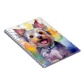 Yorkshire Terrier Dog Spiral Notitieboek (Rechterzijde)