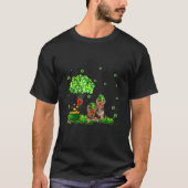Yorkshire Terrier Dog St. Patrick's Day Cute Shamr T-shirt (Voorkant)