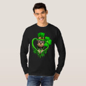 Yorkshire Terrier Dog St Patricks Day Lover Irish  T-shirt (Voorkant volledig)