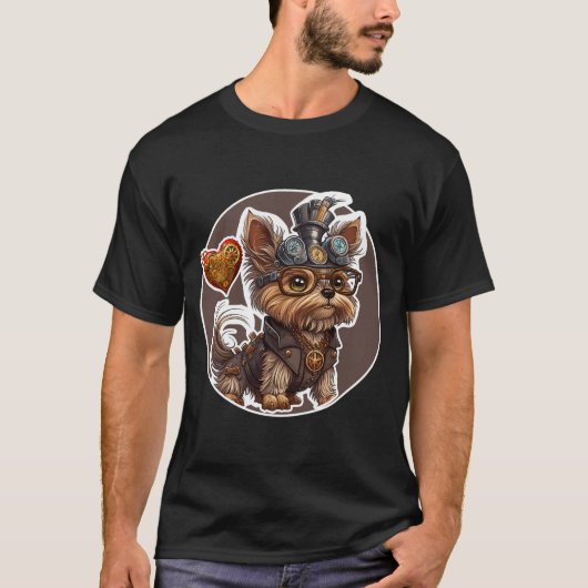 Yorkshire Terrier Dog T-Shirt (Voorkant)