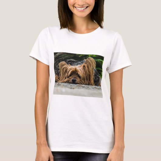 Yorkshire Terrier Dog T-shirt (Voorkant)