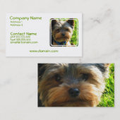 Yorkshire Terrier Dog Visitekaartje (Voorkant / Achterkant)