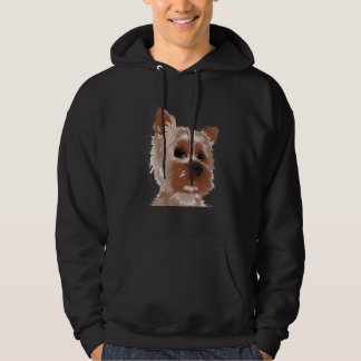 Yorkshire Terrier Dog Yorki Dog Organizer Hoodie