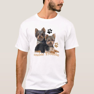 Yorkshire Terrier Double Trouble Apparel T-shirt