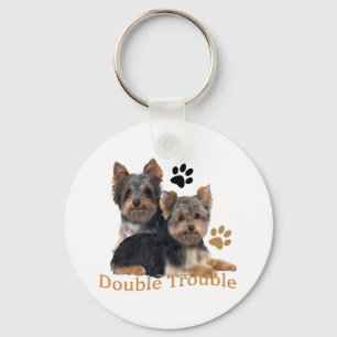 Yorkshire Terrier Double Trouble Gifts Sleutelhanger