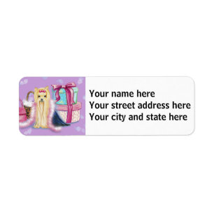 Yorkshire Terrier Dress Up Etiket