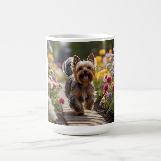 Yorkshire Terrier Elegant Coffee Mok (Center)