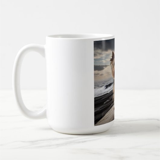 Yorkshire Terrier Elegant Coffee Mok (Links)