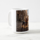Yorkshire Terrier Elegant Coffee Mok (Voorkant links)