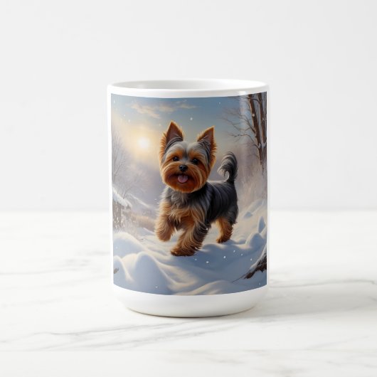 Yorkshire Terrier Elegant Coffee Mok (Center)