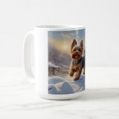 Yorkshire Terrier Elegant Coffee Mok (Voorkant links)