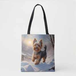 Yorkshire Terrier Elegante Canvas tas