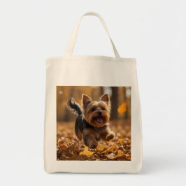 Yorkshire Terrier Elegante kruidenier Canvas tas