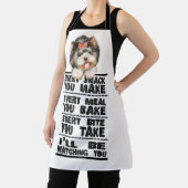 Yorkshire Terrier: elke snack die je maakt Apron Schort (Insitu)
