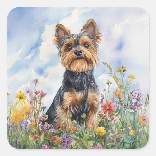 Yorkshire Terrier - Envelop Stickers (Voorkant)