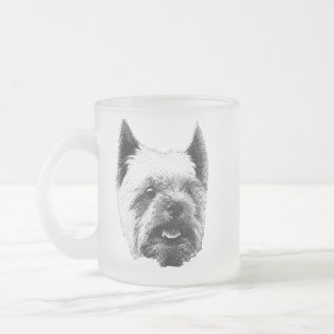 Yorkshire Terrier Etsing Matglas Koffiemok
