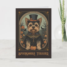 Yorkshire Terrier Fijne Halloween Groet