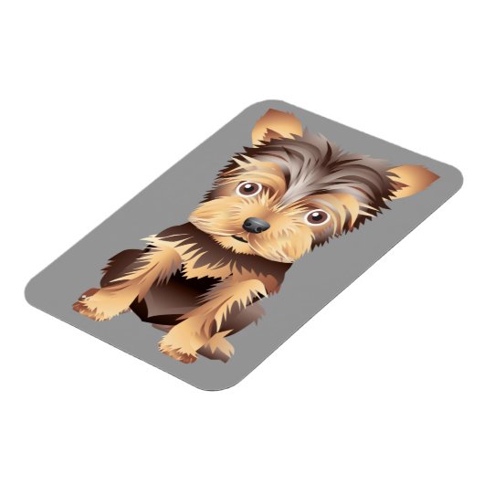 Yorkshire Terrier Flex Magnet Magneet (Linkerzijde)