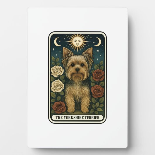 Yorkshire Terrier Fotoplaat (voorkant)