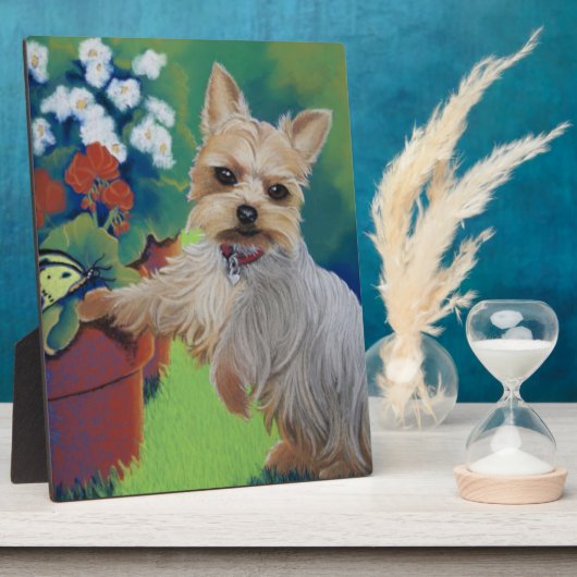 Yorkshire Terrier Fotoplaat (Zijkant)