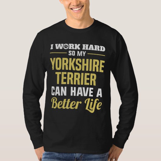 Yorkshire Terrier Funny Dog Shirt Gifts (Voorkant)