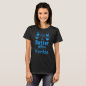 Yorkshire Terrier Funny Yorkie Dog T-shirt (Voorkant volledig)