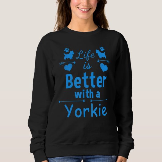 Yorkshire Terrier Funny Yorkie Dog Trui (Voorkant)