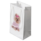 Yorkshire Terrier Gift Bag Klein Cadeauzakje (Achterkant Gekanteld)