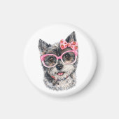 Yorkshire Terrier Gift for Dog Lovers Magneet (Voorkant)
