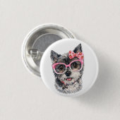 Yorkshire Terrier Gift for Dog Lovers Ronde Button 3,2 Cm (Voorkant /achterkant)