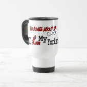 Yorkshire Terrier Gifts Reisbeker (Voorkant links)