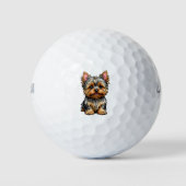 Yorkshire Terrier Golfballen (Voorkant)