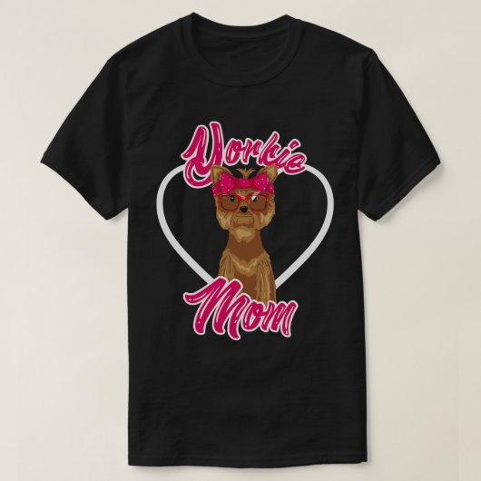 Yorkshire Terrier Grappige Yorkie Moeder T-shirt (Design voorkant)