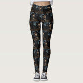 Yorkshire Terrier Halloween eng Leggings (Voorkant)