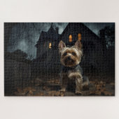 Yorkshire Terrier Halloween eng Legpuzzel (Horizontaal)