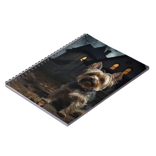 Yorkshire Terrier Halloween eng Notitieboek (Linkerzijde)
