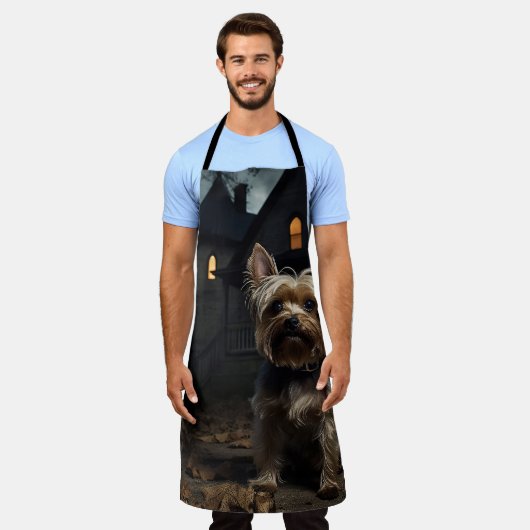 Yorkshire Terrier Halloween eng Schort (Gedragen)