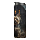 Yorkshire Terrier Halloween eng Thermosbeker (Geroteerd rechts)