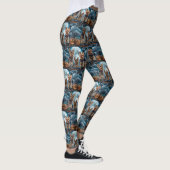 Yorkshire Terrier Halloween Griezelen Leggings (Rechts)