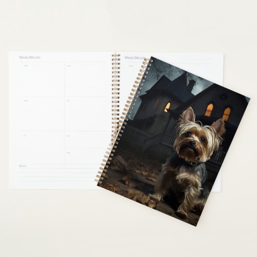 Yorkshire Terrier Halloween Griezelen Planner (Display)