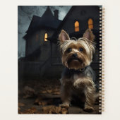 Yorkshire Terrier Halloween Griezelen Planner (Achterkant)