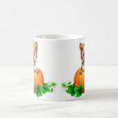 Yorkshire Terrier Halloween Jack-O-Lantern Koffiemok (Center)