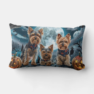 Yorkshire Terrier Halloween Spooky Kussen