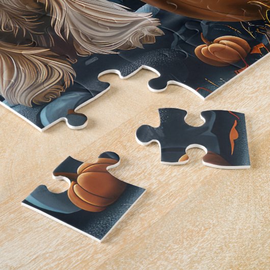 Yorkshire Terrier Halloween Spooky Legpuzzel (Zijkant)