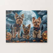 Yorkshire Terrier Halloween Spooky Legpuzzel (Horizontaal)